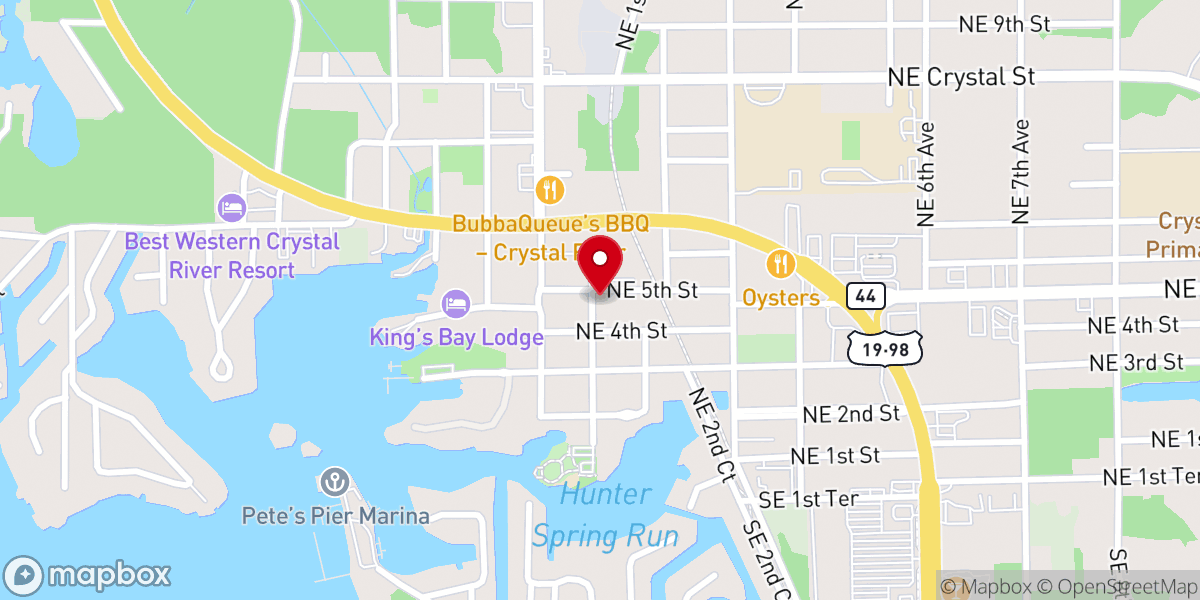 Map showing location of Vintage On 5th