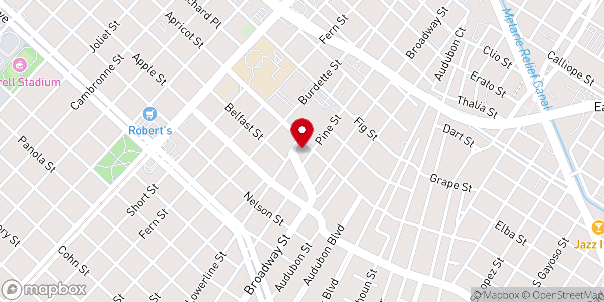 Map showing location of Saint Rita Catholic Church