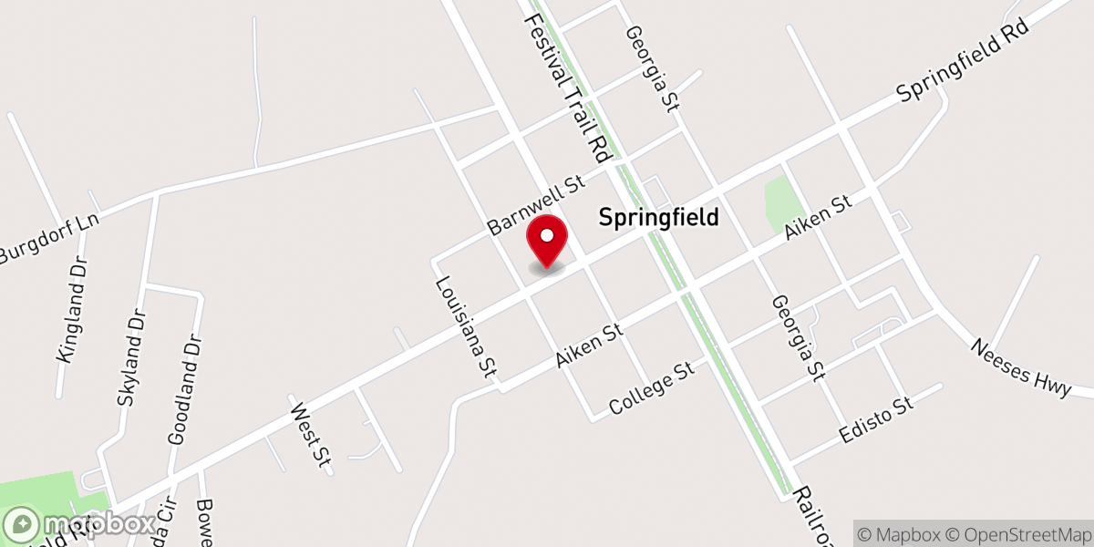 Map showing location of Emanuel Community Church