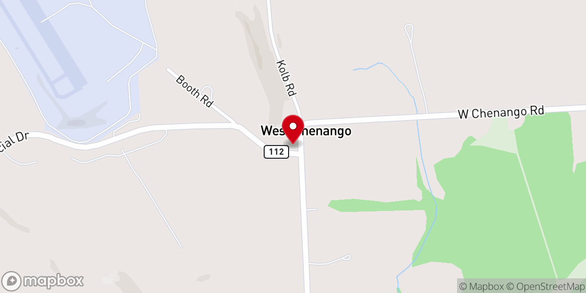 Map showing location of Église Évangélique Canaan, Binghamton NY 13905