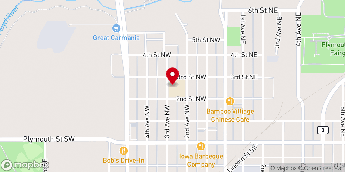 Map showing location of Helping Hands Ministry - Africa Inc
