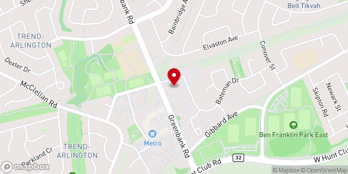 Map showing location of Woodvale Pentecostal Church