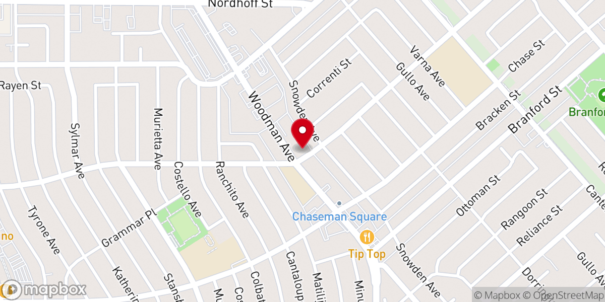 Map showing location of Calvary Lutheran Church