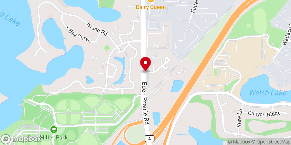 Map showing location of Living Savior Lutheran Church (CLC)