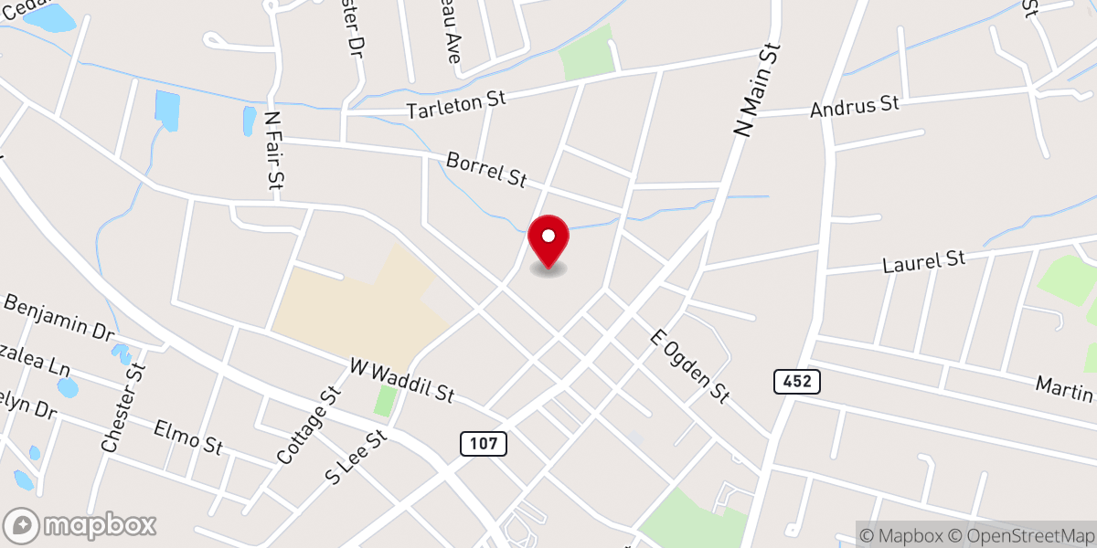 Map showing location of Avoyelles Parish DMV Office
