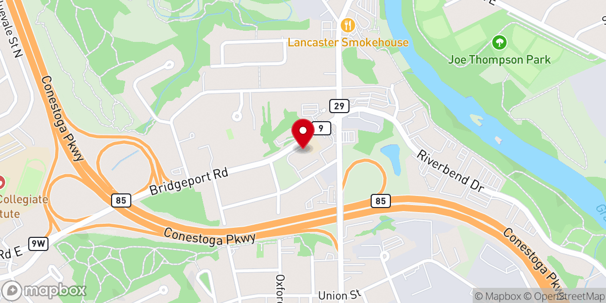Map showing location of St. Peter and Paul Greek Orthodox Church