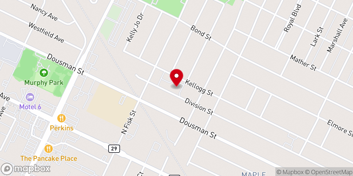Map showing location of St Jude Catholic Church