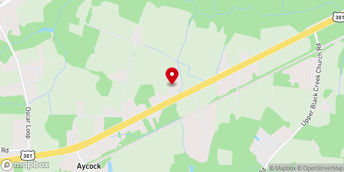 Map showing location of The Church of God-Lucama