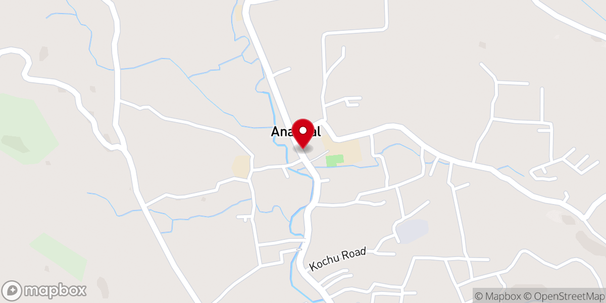 Map showing location of St Antony's Syro Malabar Church Anakkal