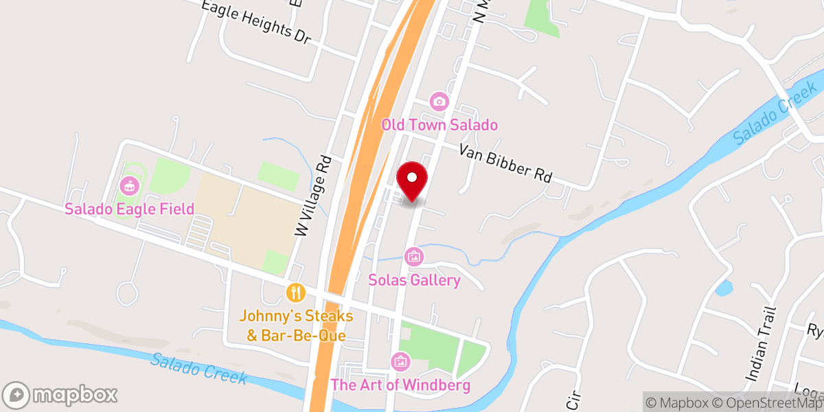 Map showing location of Old Church Place