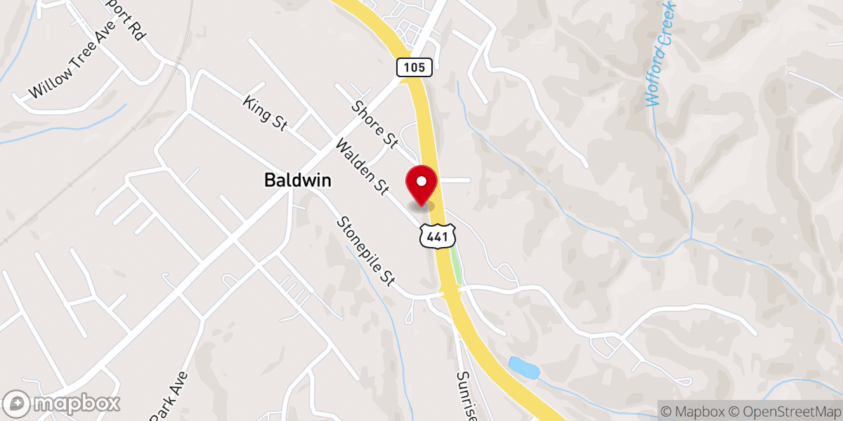 Map showing location of Get Real Ministries