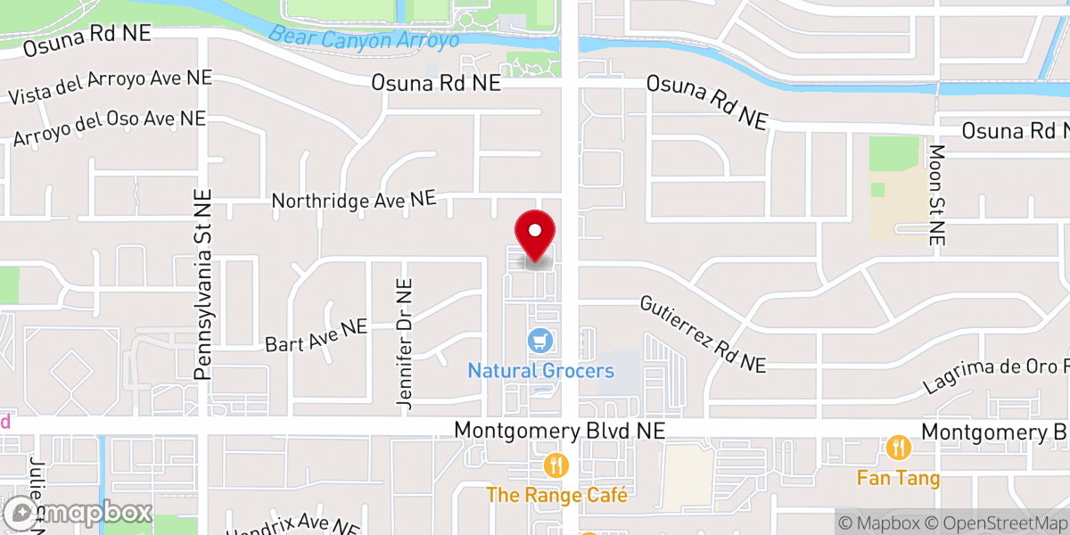 Map showing location of Legacy Church - East Campus