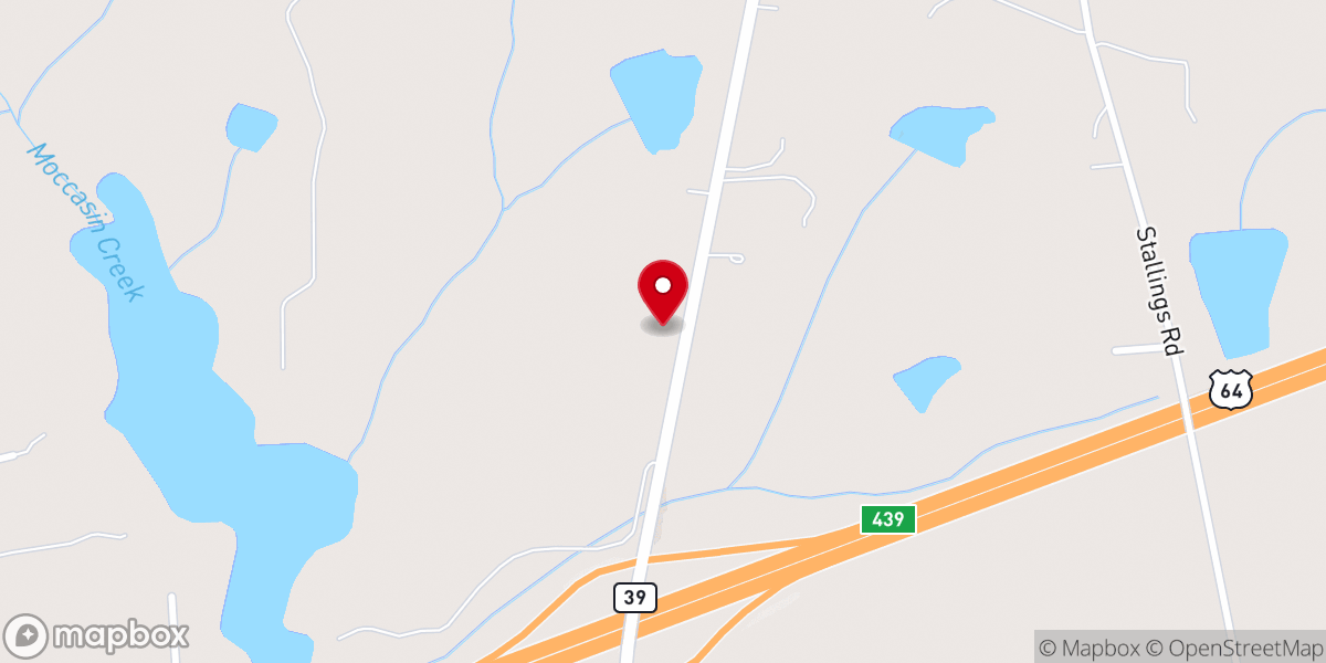 Map showing location of Glory Cloud & Fire Ministries