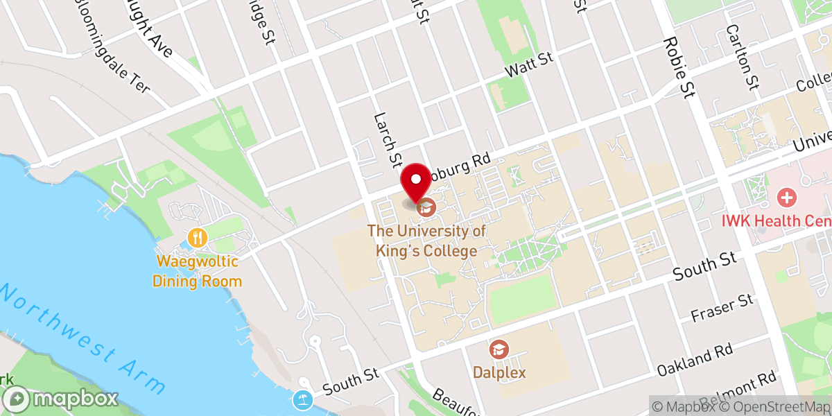 Map showing location of Deeper Life Bible Church, Halifax