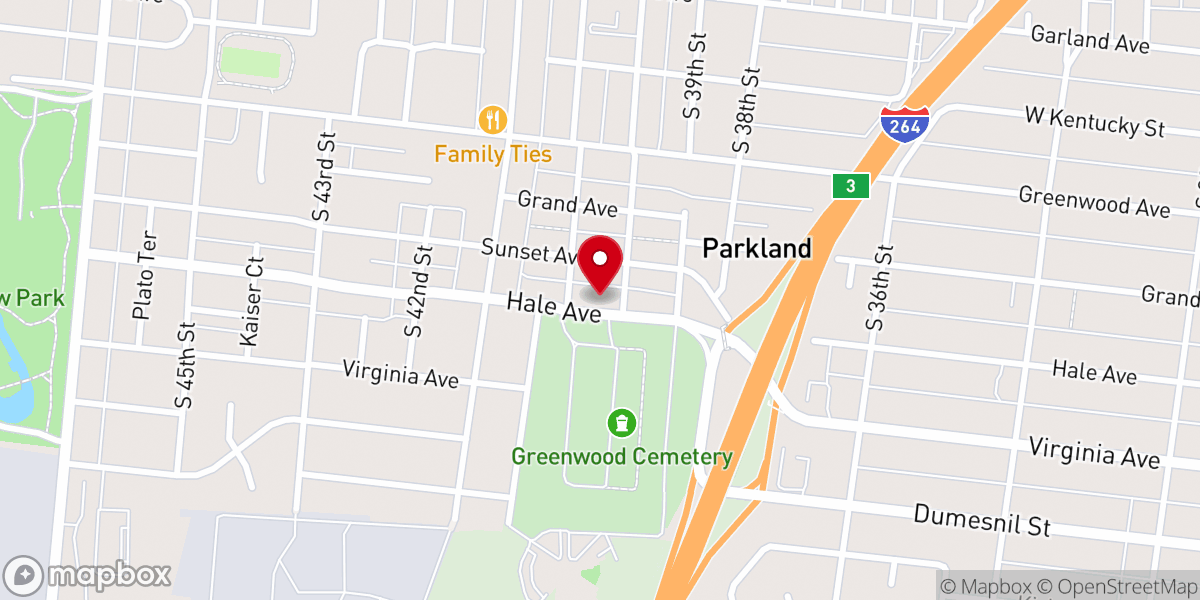 Map showing location of New Covenant Baptist Church