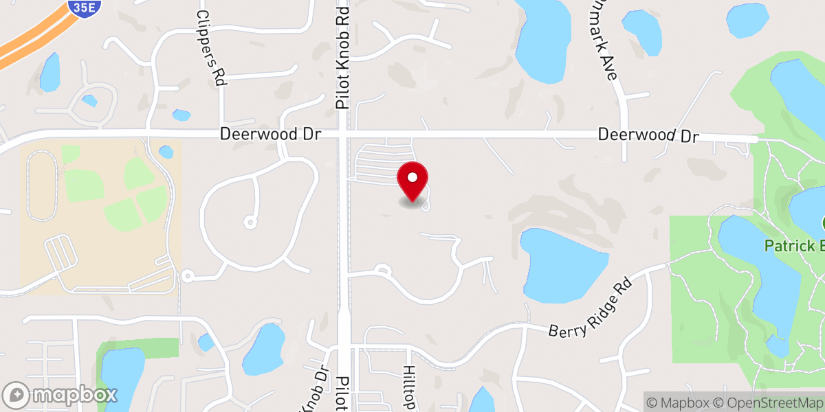 Map showing location of St. John Neumann Catholic Church