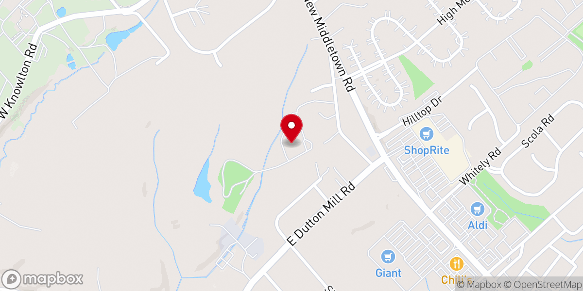 Map showing location of Gateway Community Church