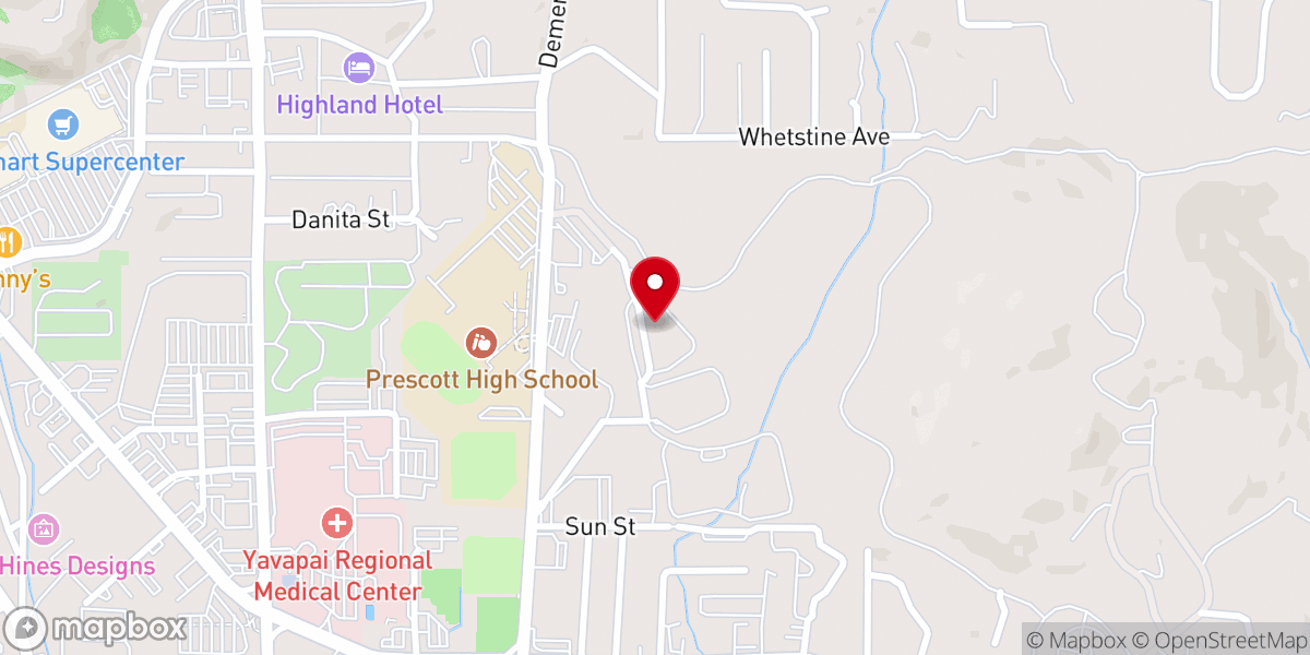 Map showing location of American Lutheran Preschool