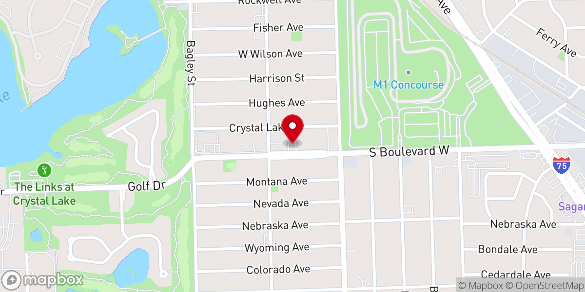 Map showing location of New Life Community Church