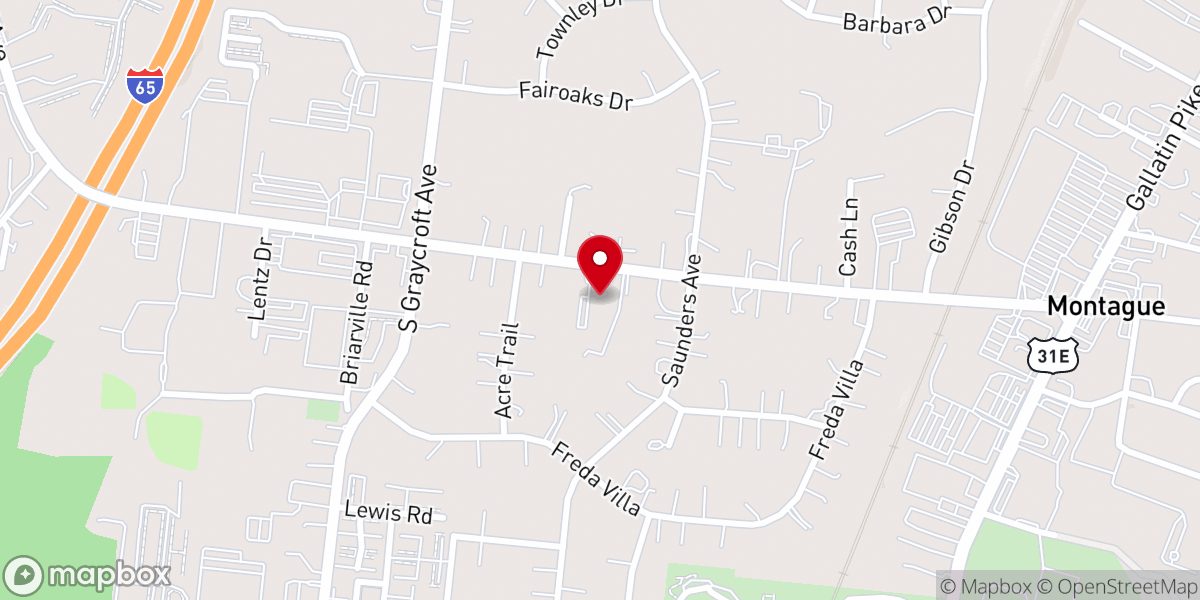 Map showing location of St James the Less Episcopal church
