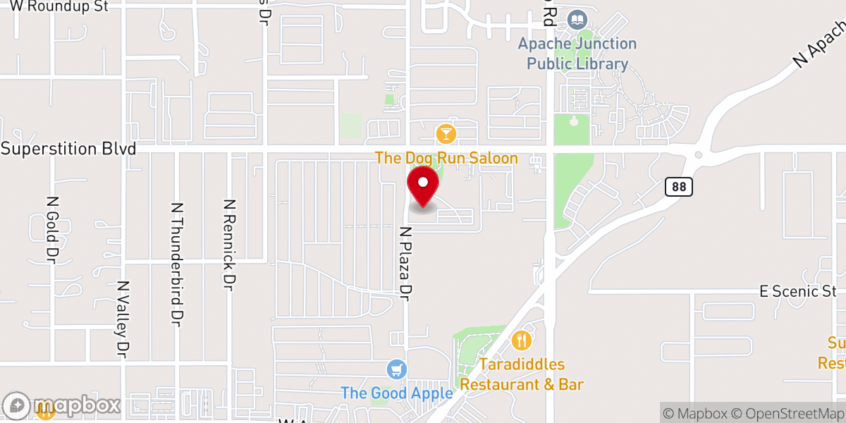 Map showing location of QQL Meds