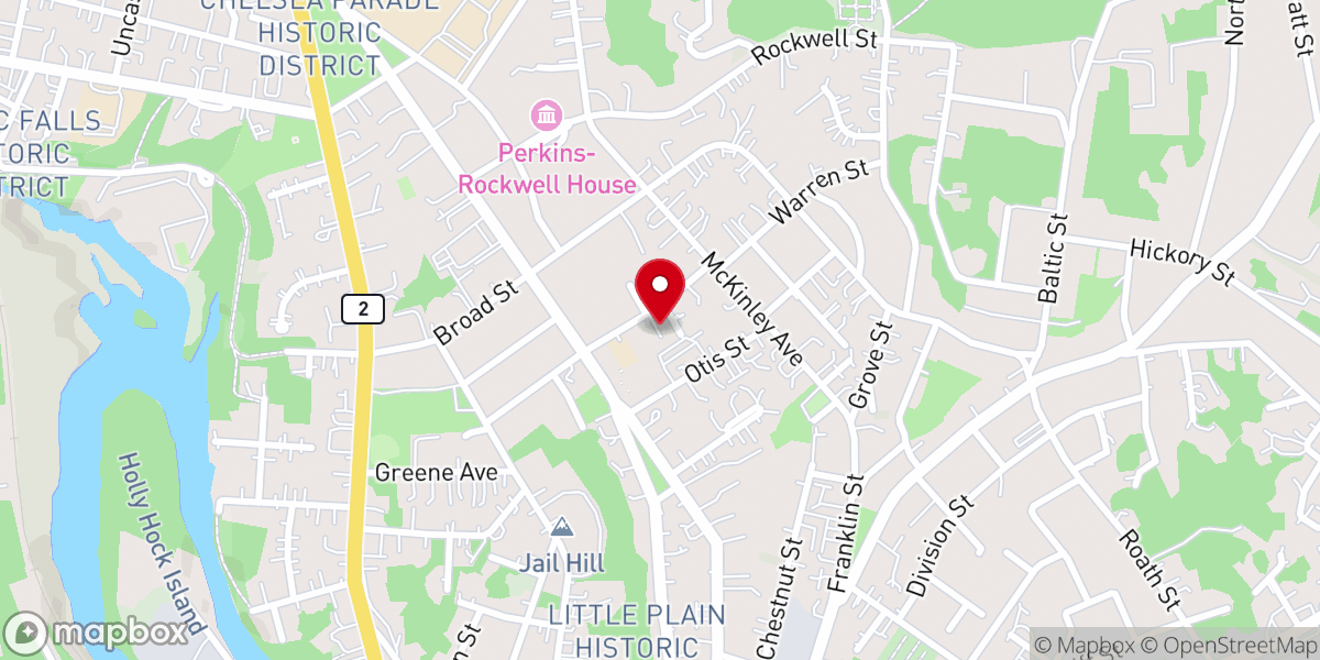Map showing location of Four County Catholic Newspaper