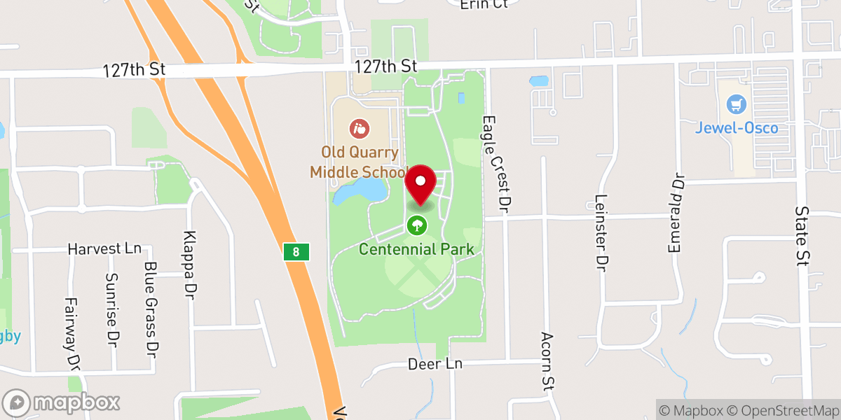 Map showing location of Healing Light Fellowship Church