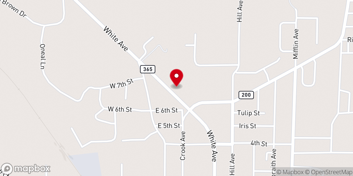 Map showing location of Christ Community Church of Henderson