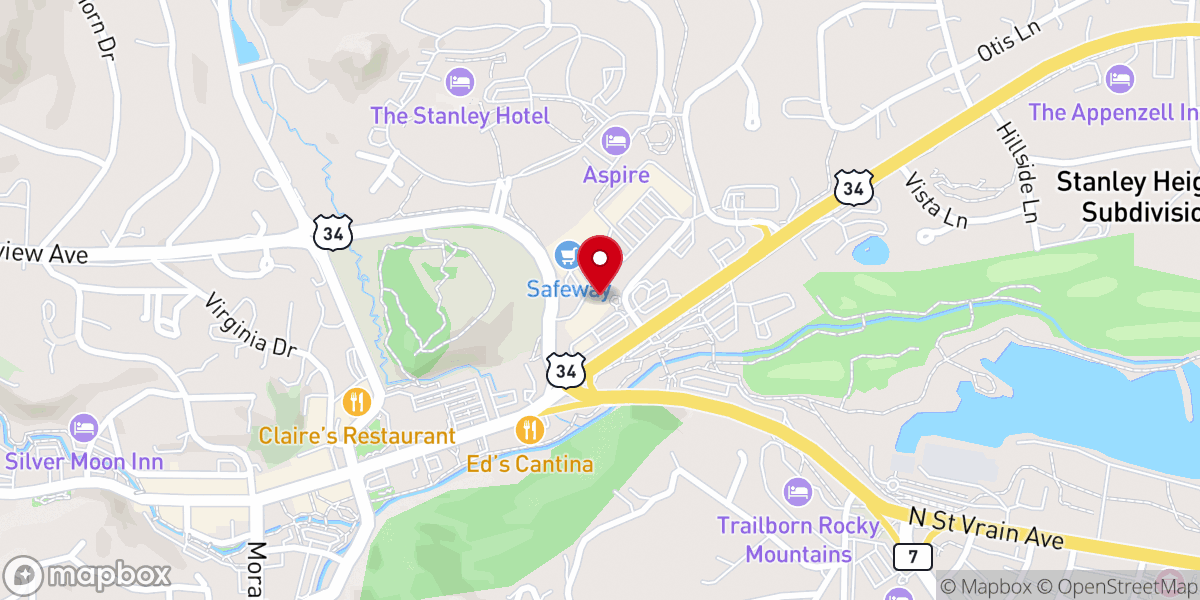 Map showing location of Marry Me In Colorado