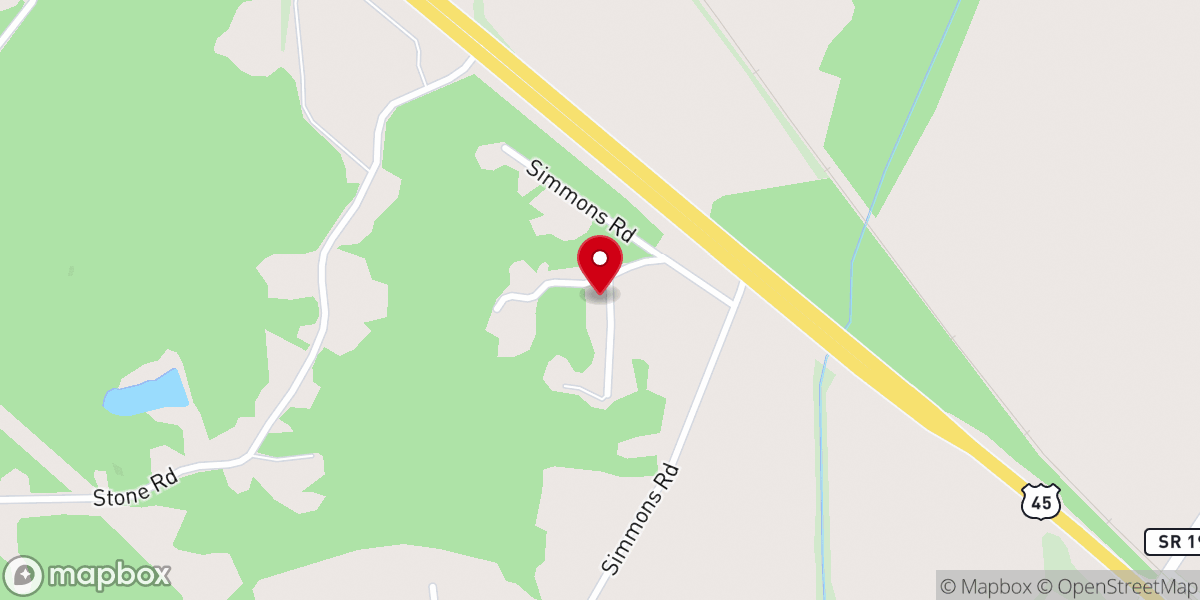 Map showing location of Holy Temple Church-God-Christ