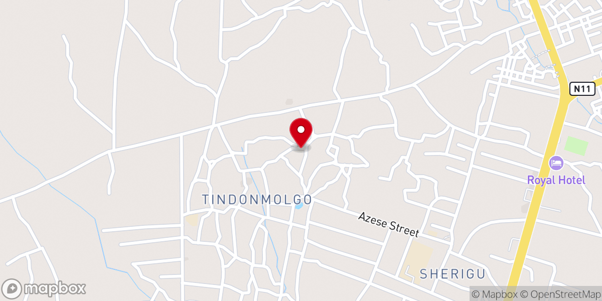 Map showing location of CHURCH OF CHRIST