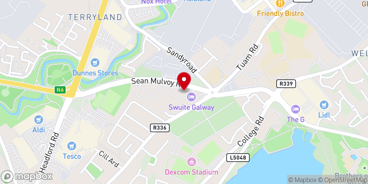 Map showing location of Covenant Christian Fellowship