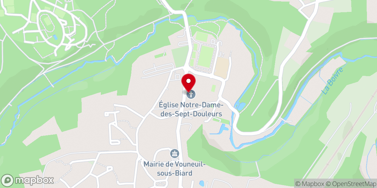 Map showing location of Église Notre Dame Des Sept Douleurs, Paroisse Sainte Clotilde
