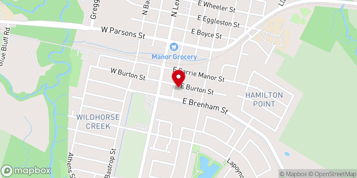 Map showing location of Gildon Creek Missionary Baptist Church