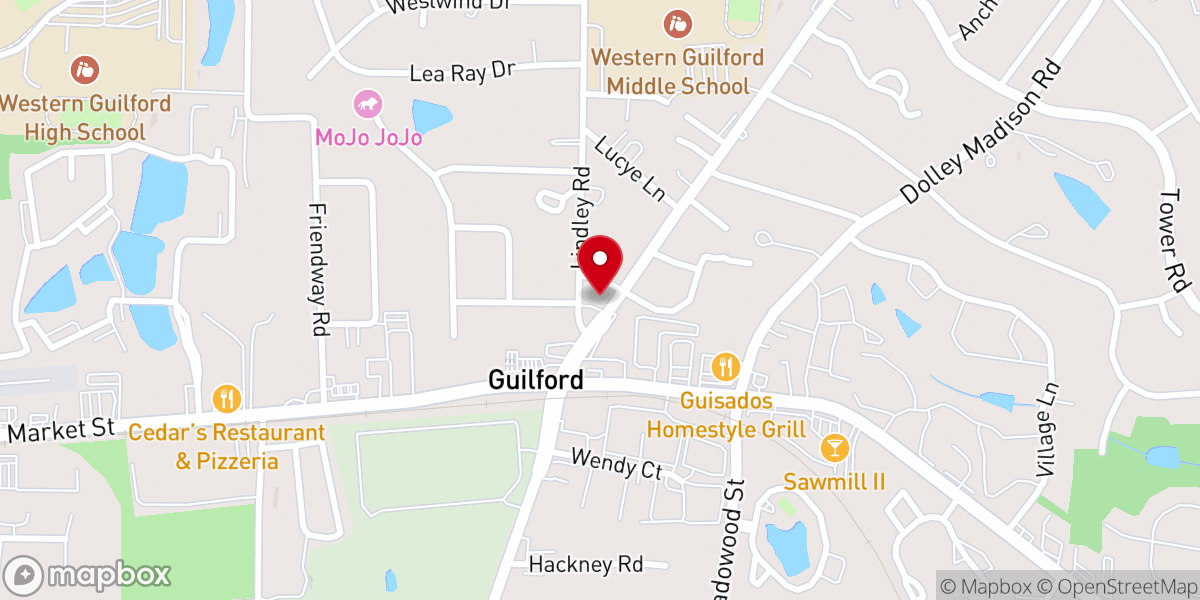 Map showing location of Friendship Community Church-God