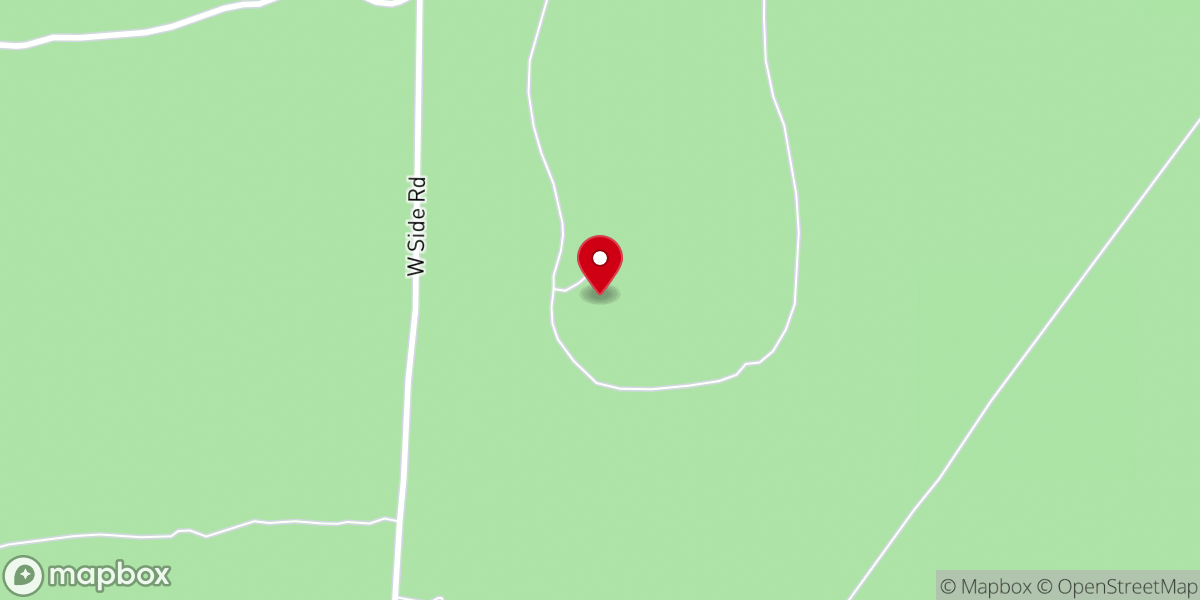 Map showing location of Beaver Island Music Festival