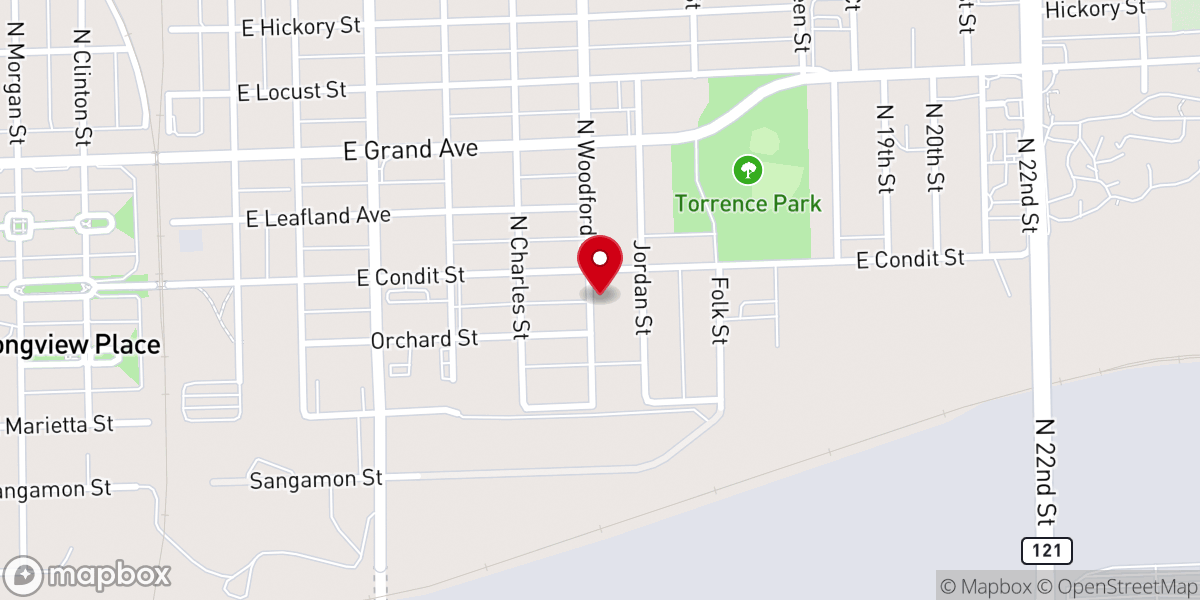 Map showing location of Grace Apostolic