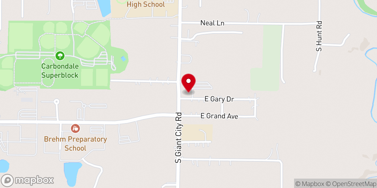 Map showing location of Lakeland Church