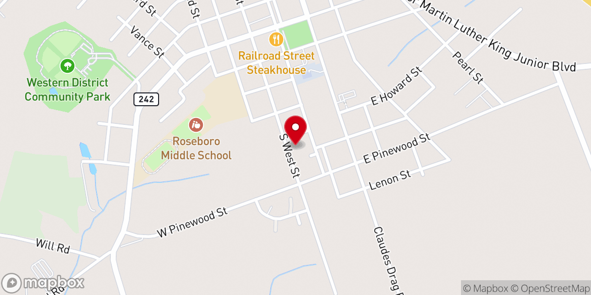 Map showing location of Church of God