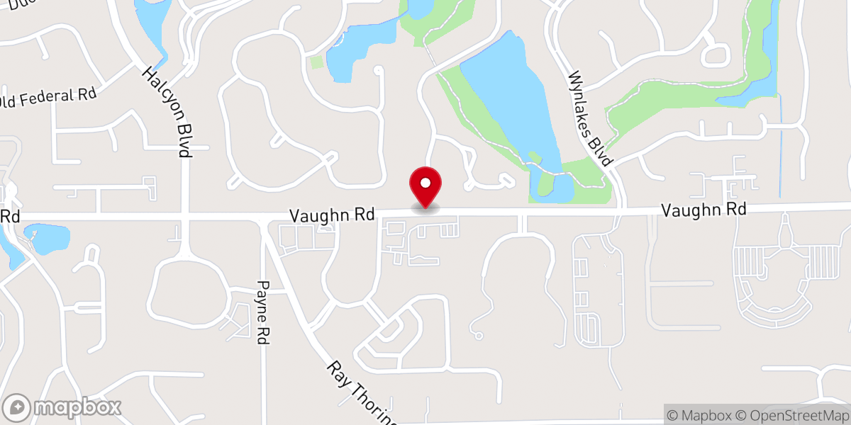 Map showing location of Eastern Meadows Church of Christ