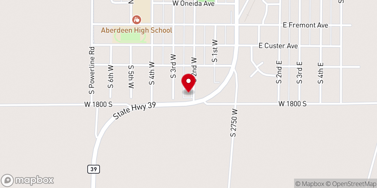 Map showing location of Brethren Meeting Room