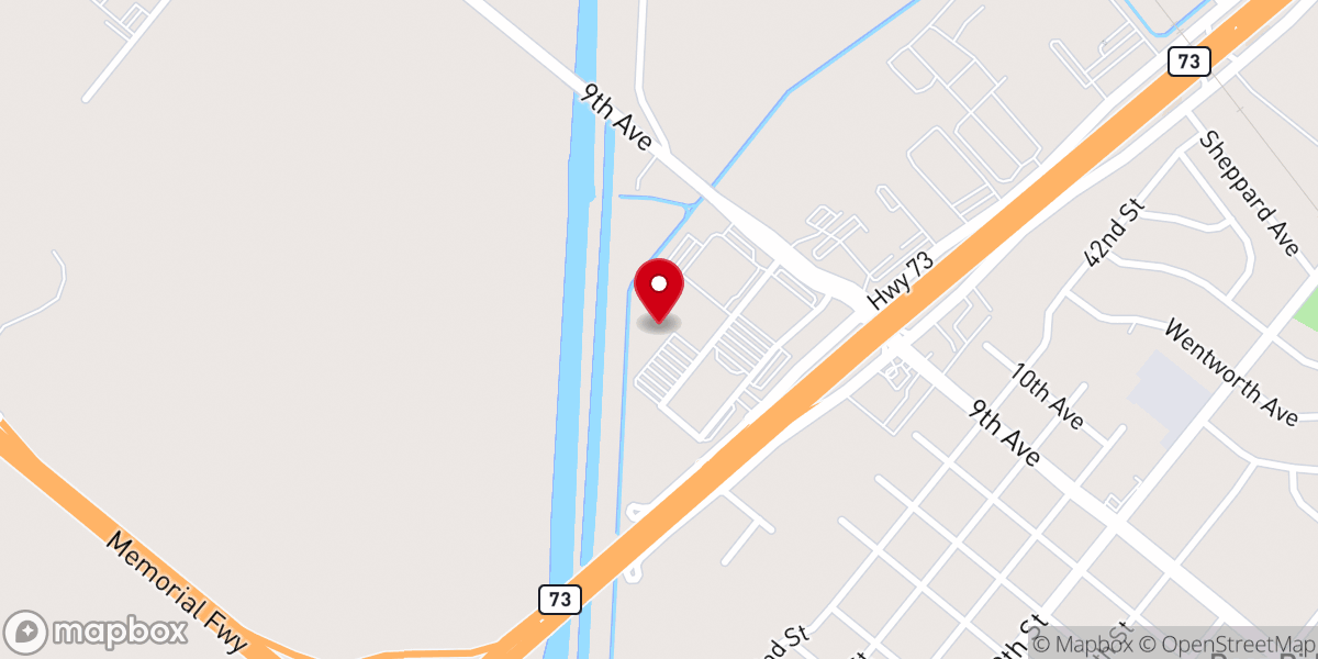 Map showing location of Texas Artists Museum
