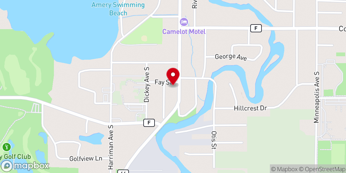 Map showing location of Redeemer Lutheran Church