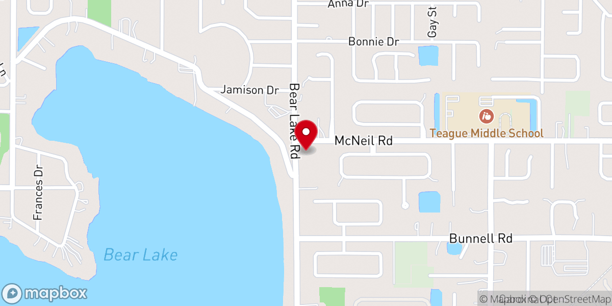 Map showing location of Church of God Seventh Day, Orlando