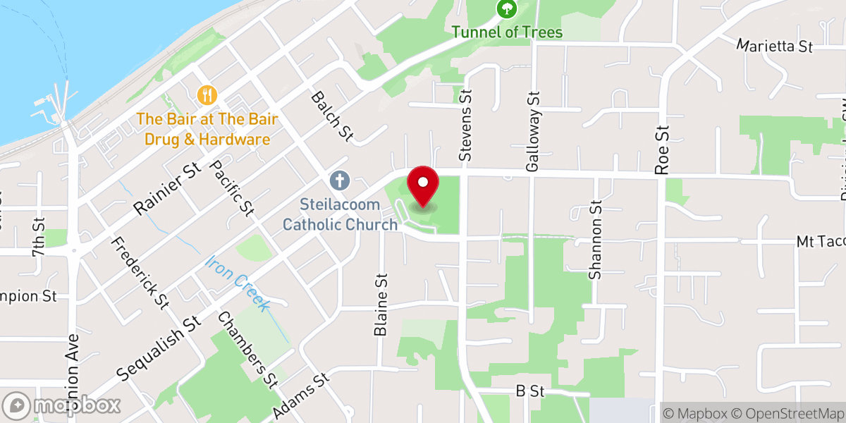 Map showing location of Pilgrim Bible Church