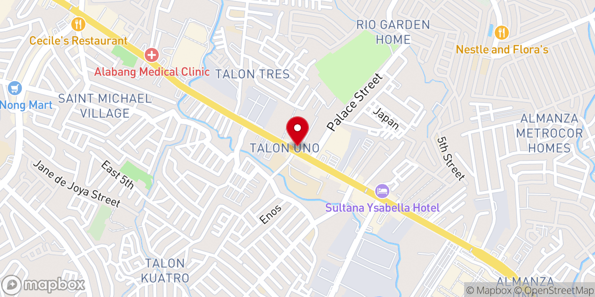 Map showing location of The House Of The Lord Baptist Church