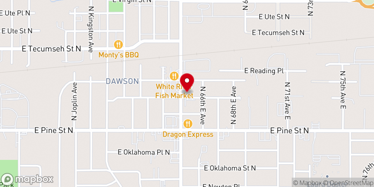 Map showing location of Sheridan Avenue United Methodist Church