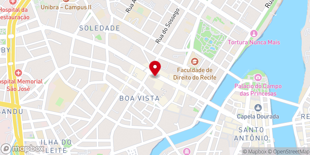 Map showing location of Igreja Presbiteriana da Boa Vista