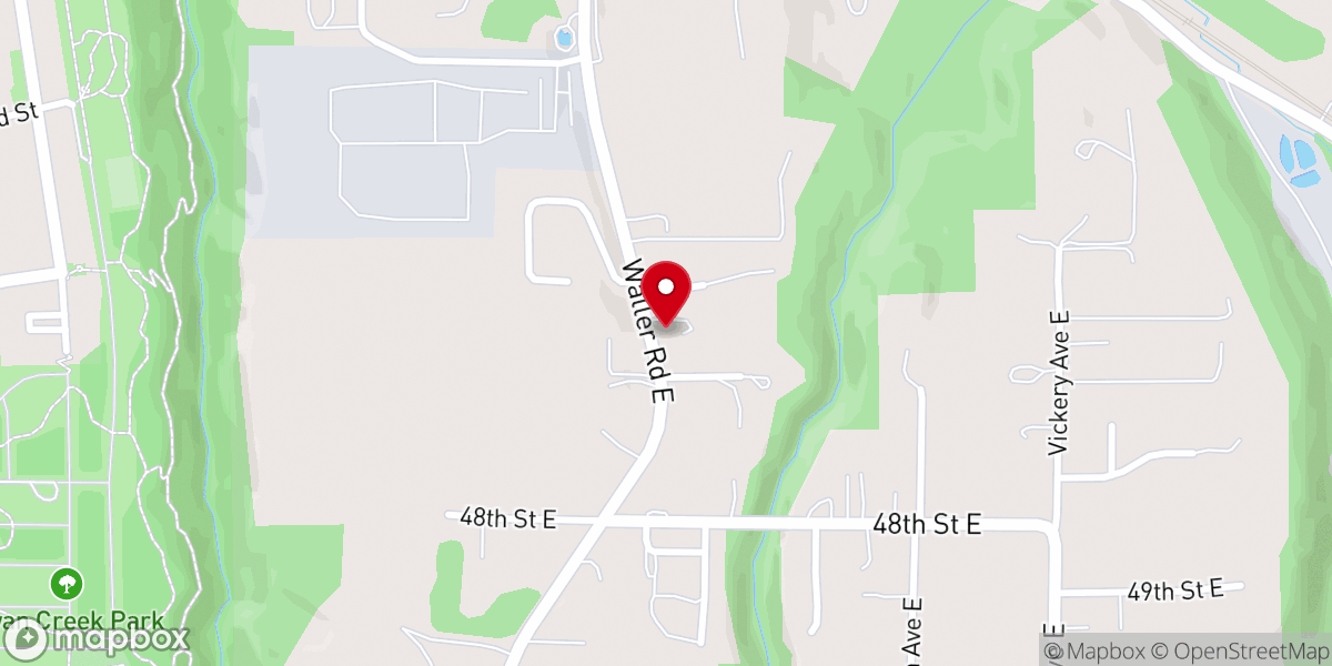 Map showing location of Ascension Lutheran Church