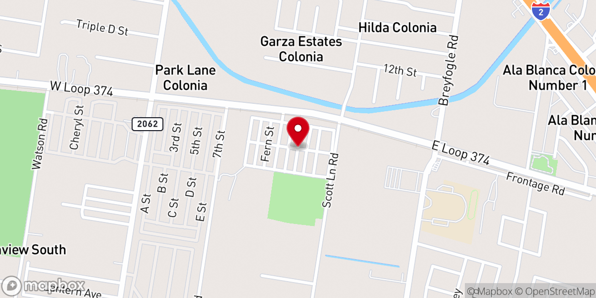 Map showing location of Templo Paraiso De Palmas